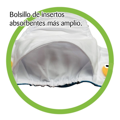Pañales Ecológicos Ecopipo + Detergente + Filtro De Bambú