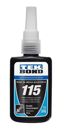 Trava Parafusos 115 Media Resistência 50g Tekbond