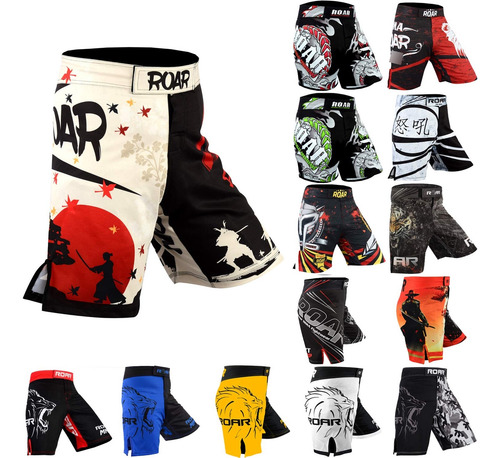 Roar Mma Pantalon Corto Lucha Ufc Grappling Muay Thai Bjj No