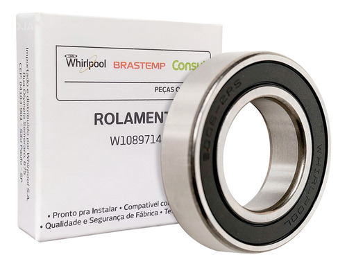 Kit 10 Rolamento Original Brastemp Consul 6006-2rs W10897149