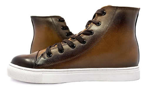 Sneaker Fino De Hombre Piel Genuino Premium