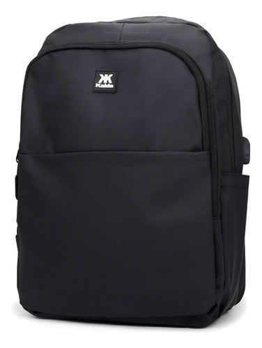 Mochila Porta Laptop De Caballero kaida Ka24-207 Negro