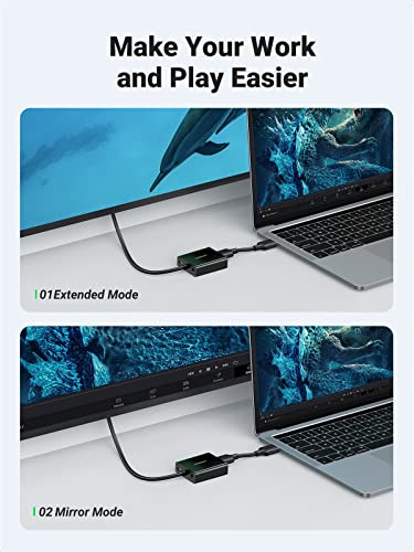 Adaptador Ugreen Hdmi A Vga, Hdmi A Vga (hembra A Macho) Bla