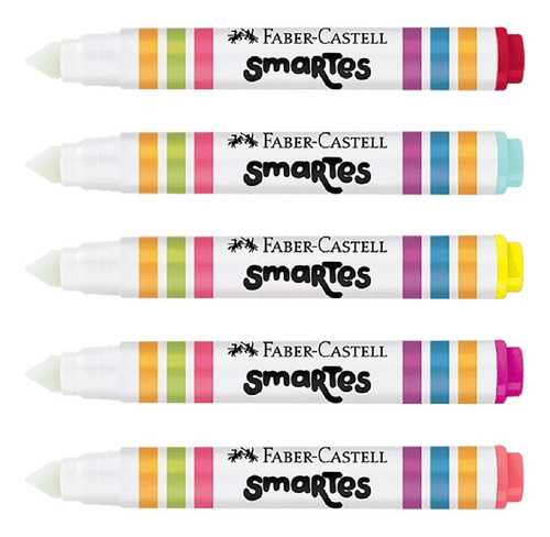 Kit Colorir 5 Canetinhas Mágicas Faber-castell Princesas