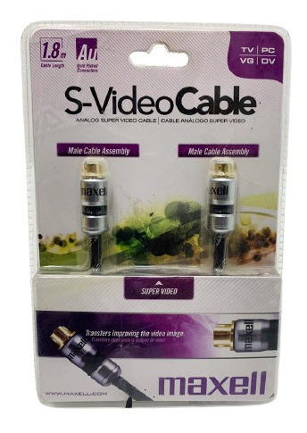Cable Super Video Calidad 1.8mts Maxell 2923 Xavi