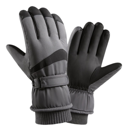 Guantes Cálidos De Invierno Con Pantalla Táctil Y Gris