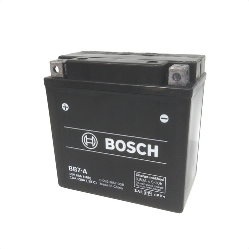 Bateria Gel Bosch Bb7-a Yb7a Suzuki En 125 Gn 125 Gs 400 Um