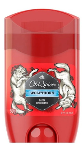 Old Spice Wolfthorn Desodorante Masculino Barra 50g Fragancia Wolfthorn