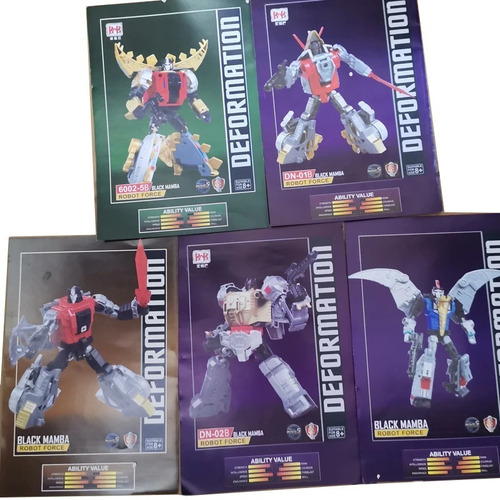 Transformers Dinobot Combiner Dino King 5en 1 +38cm Bmb Newr (Reacondicionado)