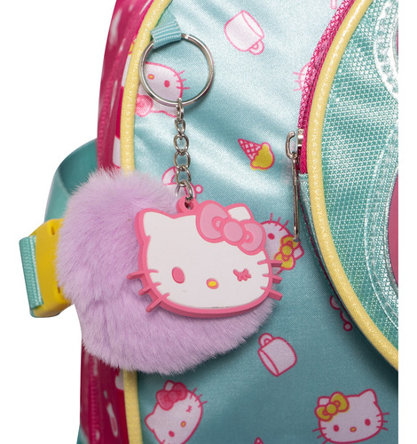 Mochila Primaria Escolar Hello Kitty Ruz Rosa Claro Hello Kitty