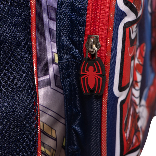 Mochila Primaria Spider-man 184468 Rojo Con Azul Liso