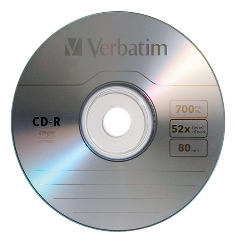 Textual Disco Grabable Cd-r 52x De Marca Por 80 Minuto