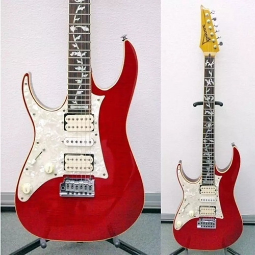 Imagem 5 de 7 de Adesivo Marcador De Escala Floral Refletivo Violão Guitarra