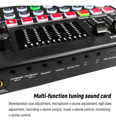 Sound Machine Interfaz Externa Audio Live Card M9 Mixer