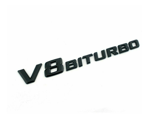 Insignia Mercedes Benz V8 Biturbo Negra