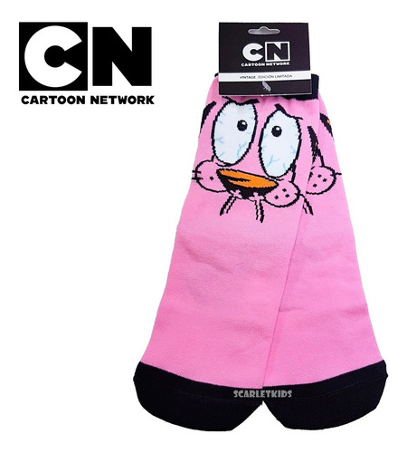 Imagen 2 de 8 de Pack X3 Medias Coraje Perro Cobarde Cartoon Network Vintage