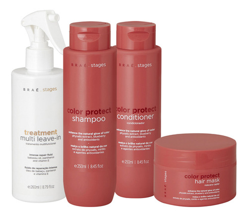 Kit Braé Stages Color Protect Home Care Multi Leave-in