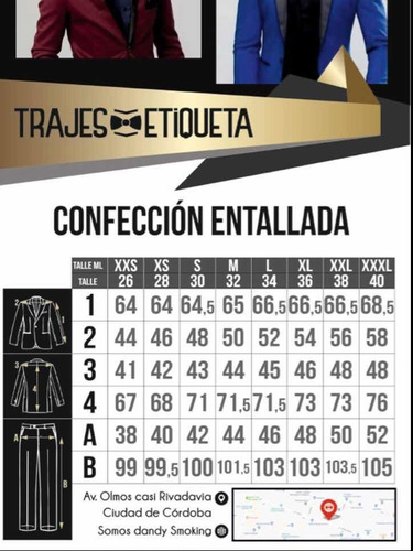 Imagen 5 de 5 de Trajes Satinado Alto Brillo Negro