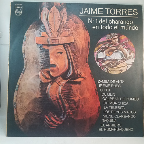 Jaime Torres - N°1 Del Charango Del Mundo - Vinilo Lp Mb