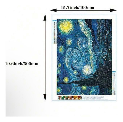 Kit Diamond Painting La Noche Estrellada 40x50cm