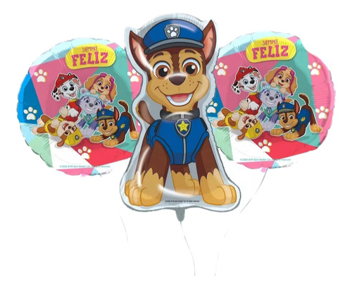 Cumpleaños Tematica Paw Patrol 12 Invitados Cotillon