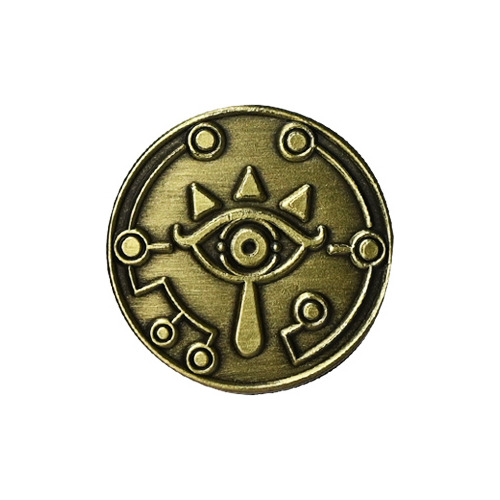 Pin Metalico Diseño Moneda Sheikah Zelda Anime Videojuego
