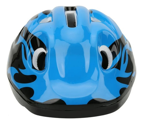 Casco Infantil Para Patines Skate Bicicleta Color Azul.