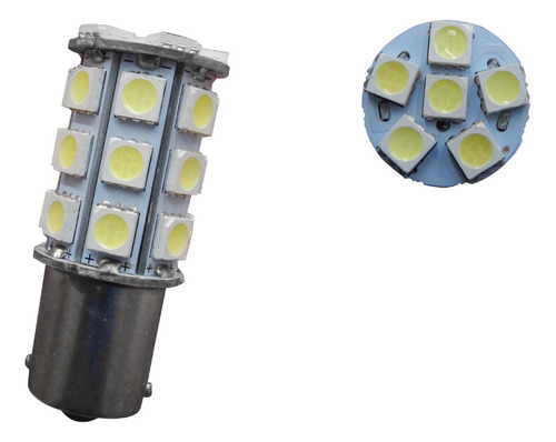 Foco Automotriz De Led 1034 Blanco Con Estrobo 24v Ds