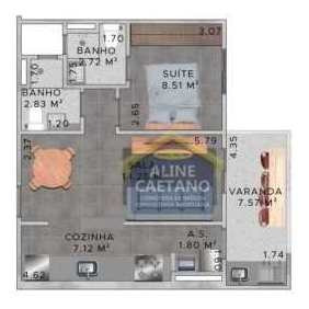 Imagem 16 de 17 de Apart 1 Dorm Suíte Prédio Frente Ao Mar, Jga94 - Vjga94
