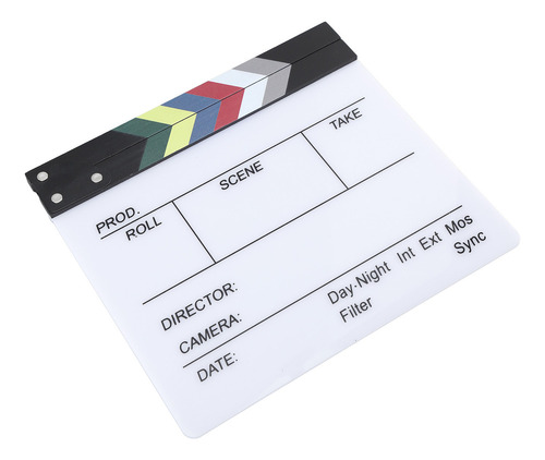 Director De Film Clap Board Filmando Clapper Clapboard