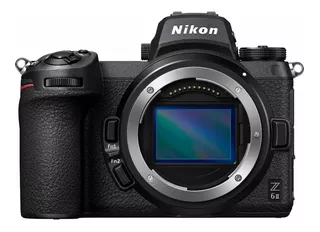 Nikon Kit Z 6II + montura FTZ mirrorless cor preto