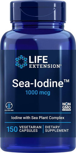 Life Extension Sea Iodine Yodo 1000mcg X 150 Cáps