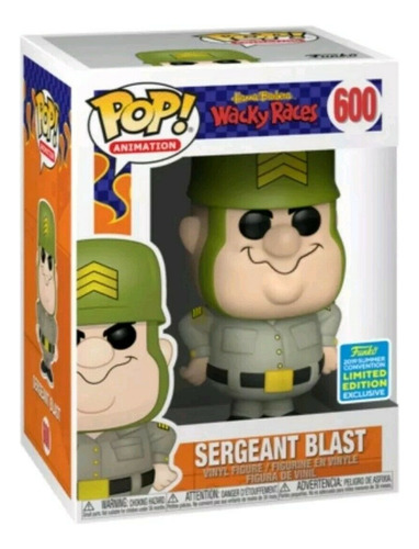 Funko Pop Wacky Races Sergeant Blast Sdcc 2019