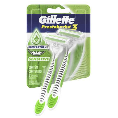 Afeitadora Gillette Prestobarba Sensitive 3x2