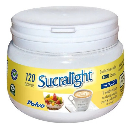 Sucralight® Endulzante Granulado X 120g | Cero Calorías