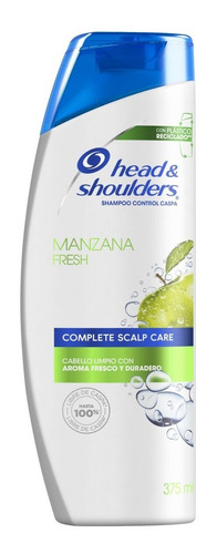  Shampoo Head & Shoulders Manzana Fresh Cabello Graso - 375ml