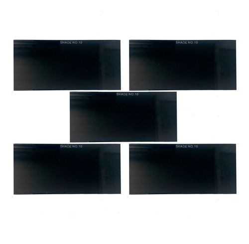 Lente Vidro Para Eclipse Solar Tonalidade 14 Kit Com 5 Peças