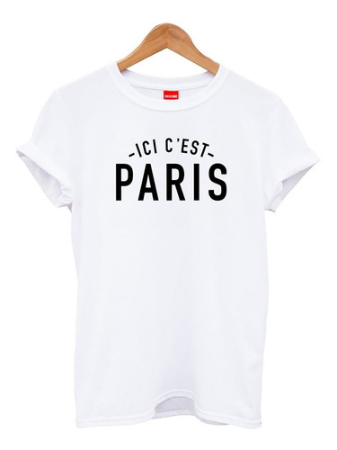 Blusa Playera Camiseta Mujer Messi Paris Ici C'est Elite 896