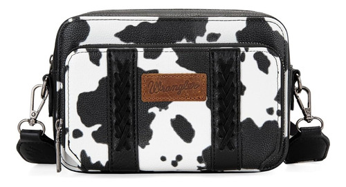 Cartera Deportiva Wrangler Cowgirl A Importada Original Blanco Y Negro