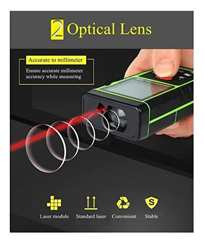 Medidor De Distancia Laser 80 Metros Ultrasónico Volumen