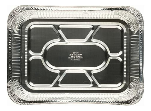 Ekco 22785 Charola Desechable Rectangular, Plata, Mini