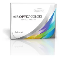 Comprar Lentes De Contacto Sin Graduación Air Optix Colors Color Azul Brillante - Brilliant Blue De 30 Días De Duración - 1 Par