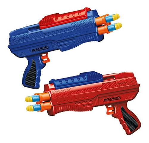 Pistolas X 2 Lanza Dardos X 8 Wizard Air Warriors 62635