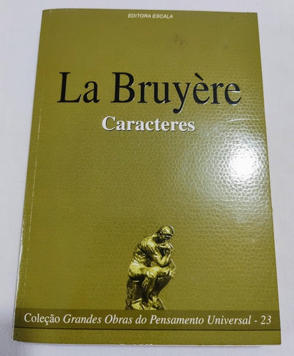 Caracteres - La Bruyère (Usado)