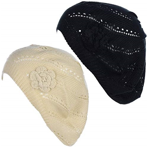 Gorros Sombreros Y Boinas De Punto Beige Talla Única