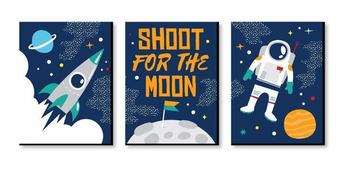 Blast Off To Outer Space   Ket Ship Nursery Wall Art An...