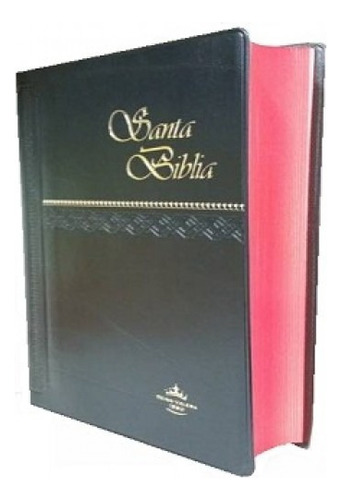 Biblia Chica Reina Valera 1960 Vinil Negro Canto Rojo, Envío