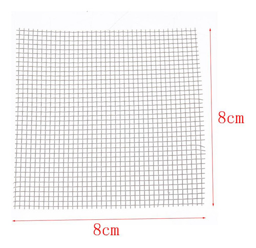 10pcs Malla De Alambre De Material Acero Inoxidable Para