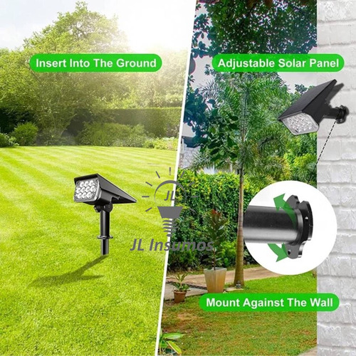 Pack 5 Aplique Reflector Estaca Led Solar 6w Litex