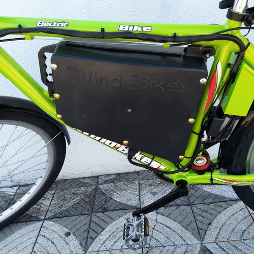 Imagem 6 de 14 de Bicicleta Elétrica Modelo Work 350 W 36 V 15ah Wind Bikes